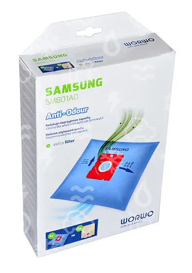 sáčky z mikrovlákna SAMSUNG / LG, (4+1), ANTI ODOUR, WORWO